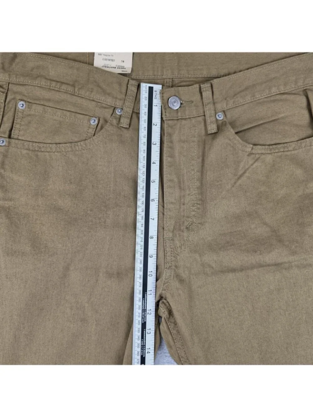Levi's 505 Jeans Mens 34x34 Brown Regular Fit Straight Leg Denim NWT